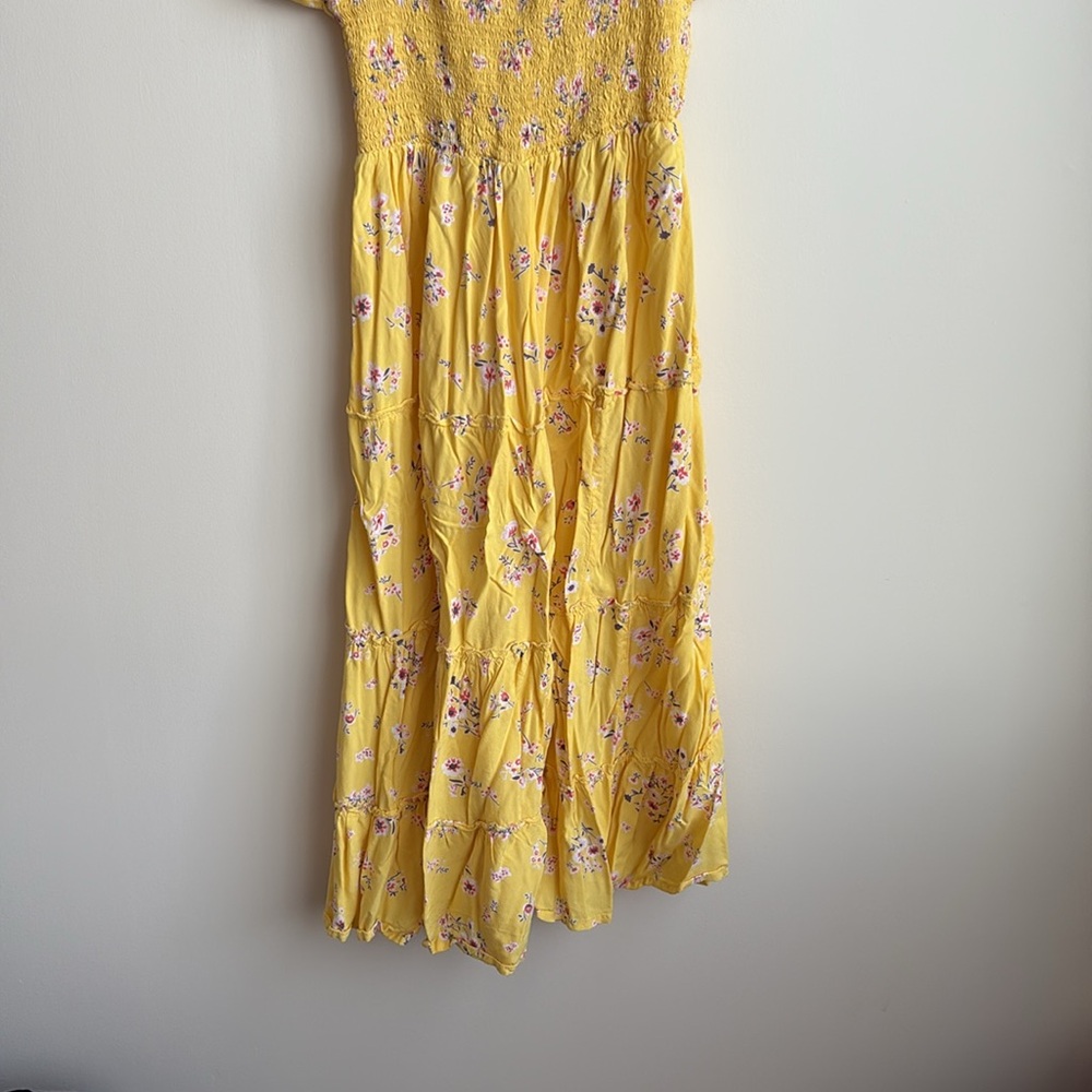 Ellen Weaver Yellow Floral Dress - Picture 5 of 5